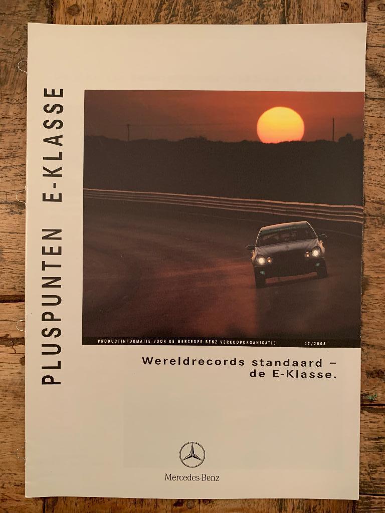 Product informatie brochure Mercedes-Benz E-klasse W211 2005, Boeken, Nieuw, Mercedes-Benz, Mercedes, Ophalen of Verzenden