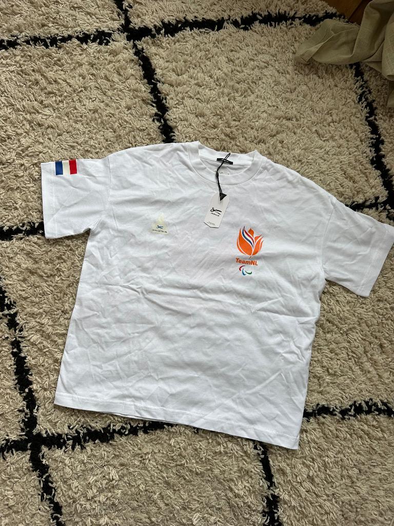 TeamNL x DENHAM shirt Paralympische Spelen, Denham, Wit, Nieuw, Ophalen of Verzenden