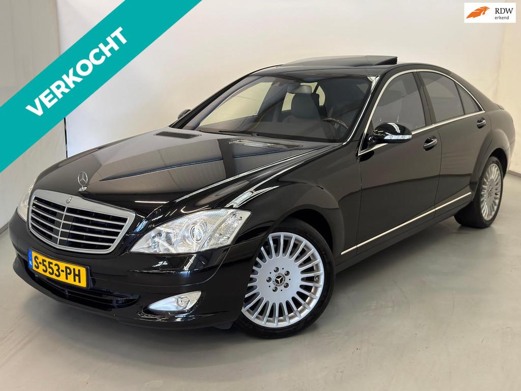 Mercedes-Benz S-klasse 500 4Matic / Schuifdak / Distronic /, Gebruikt, 8 cilinders, Leder, Sedan