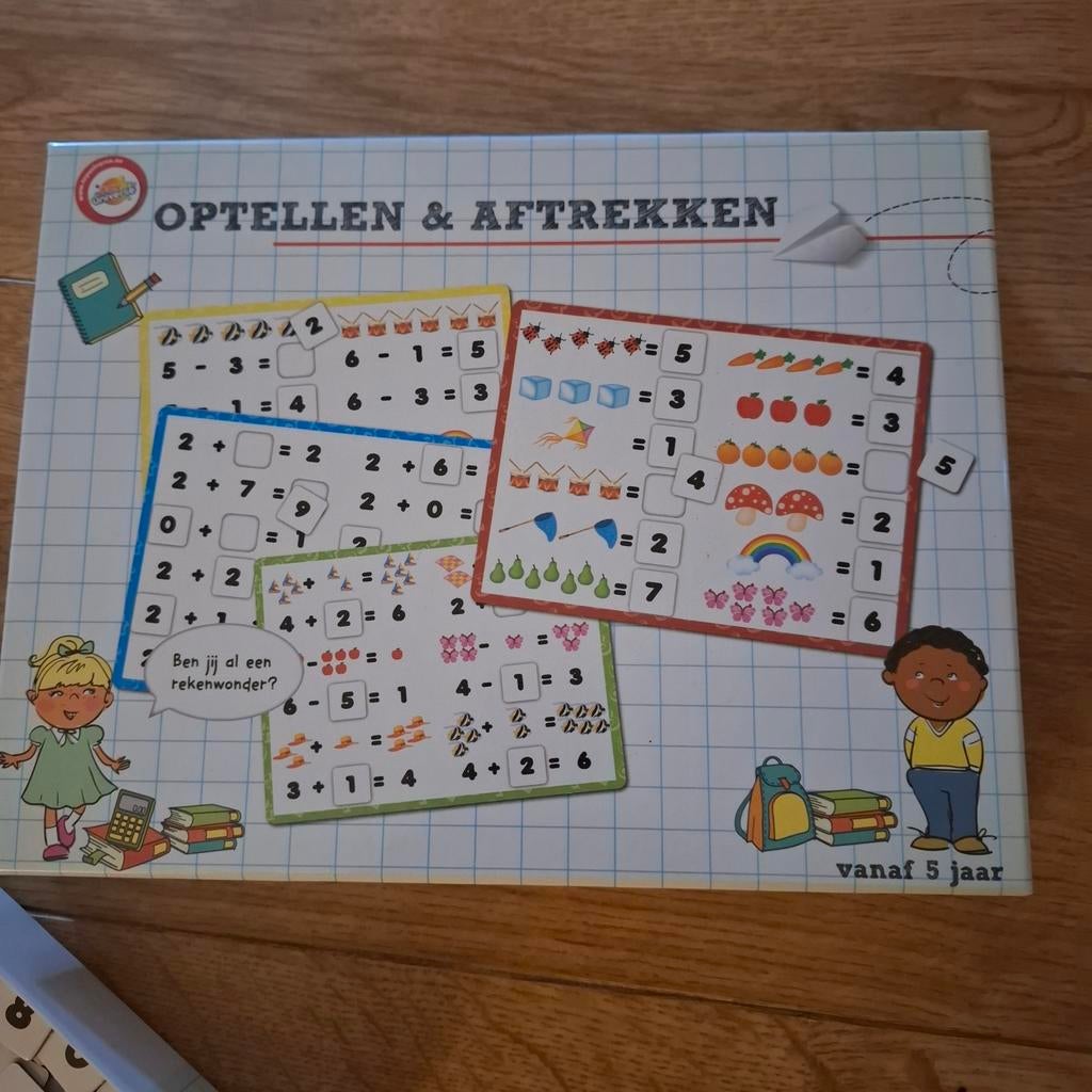 Optellen & Aftrekken Rekenspel voor Kinderen, Kinderen en Baby's, Speelgoed | Educatief en Creatief, Gebruikt, Rekenen, Ophalen of Verzenden