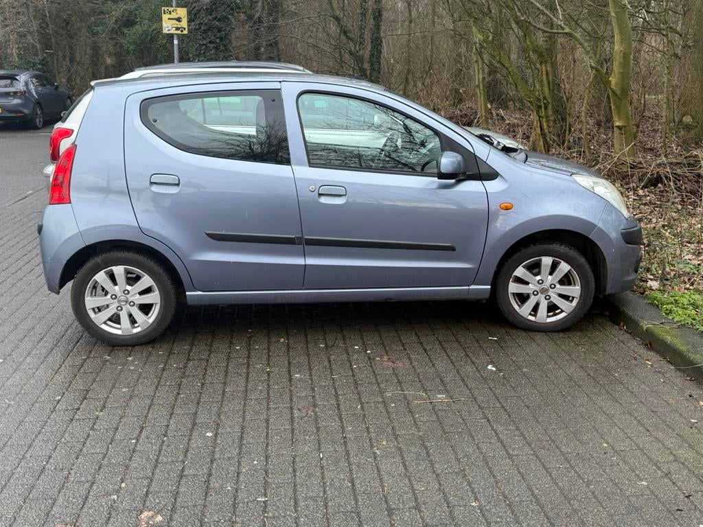 Nissan Pixo 1.0 50KW 5D 2012 Blauw, Voorwielaandrijving, 200 kg, Origineel Nederlands, Handgeschakeld