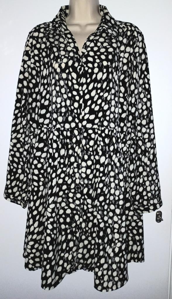 By One jurk maat XXXL (46), Kleding | Dames, Ophalen of Verzenden, Zo goed als nieuw, Zwart, Jurk