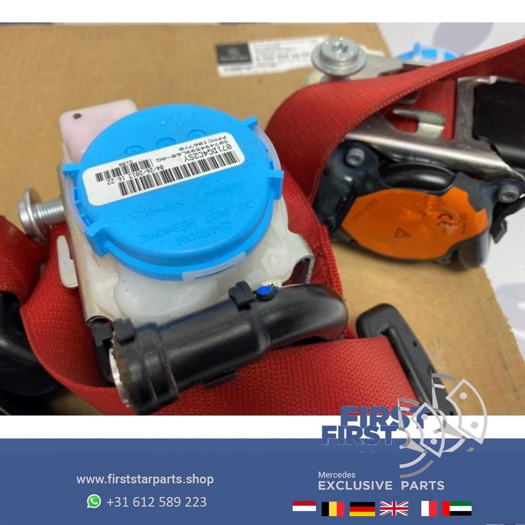 Rode 45 AMG Gordels Mercedes W176 A W117 CLA W156 GLA Klasse, Gebruikt, -, Ophalen of Verzenden, -