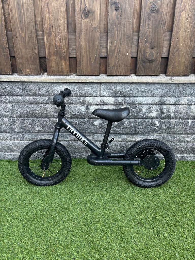 Zwarte Trybike loopfiets voor kinderen, Ophalen, Gebruikt, Loopfiets