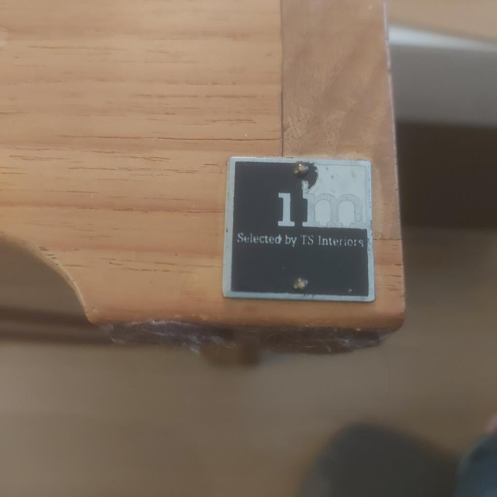 Teakhouten vierkant dienblad., Ophalen, Gebruikt, Vierkant, Hout