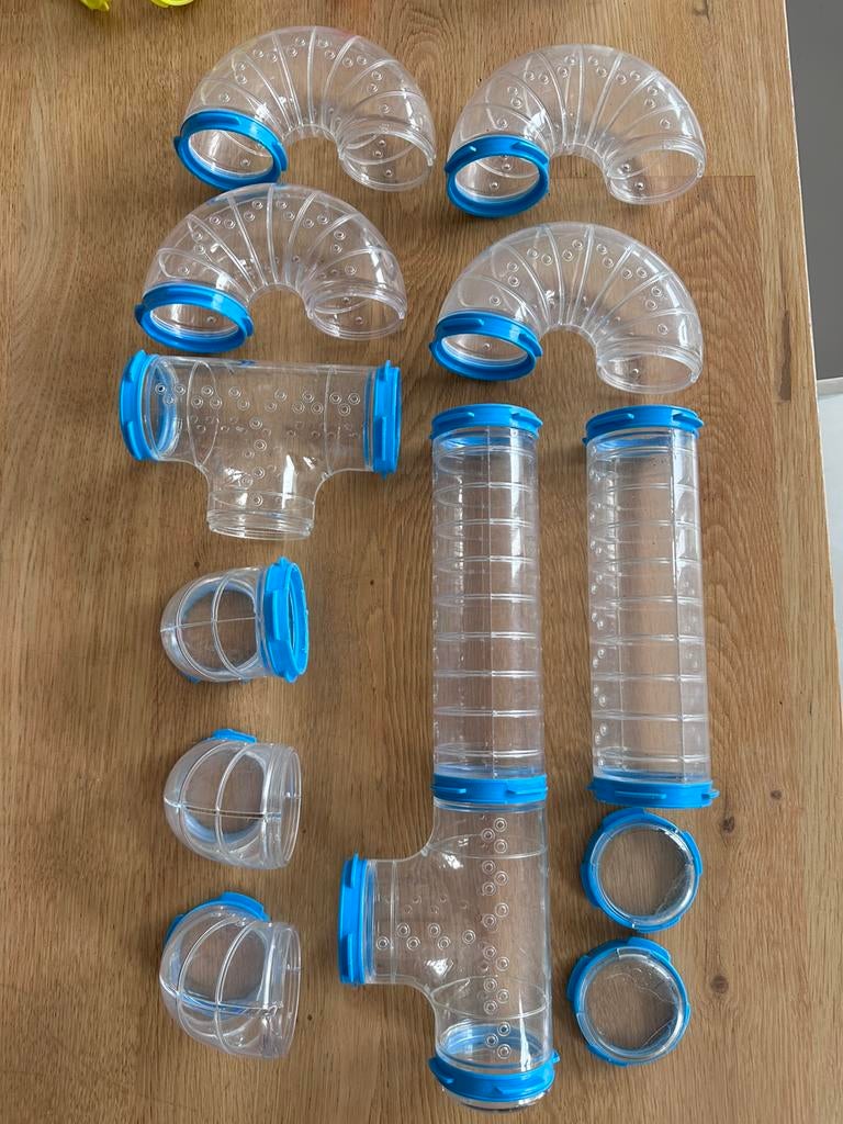 Ferplast hamster tunnels, Dieren en Toebehoren, Ophalen of Verzenden, Zo goed als nieuw