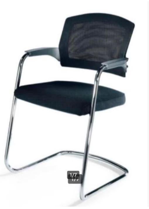 Vergaderstoel Sledestoel Sitag EL100, Kunststof, Gebruikt, Zwart, Ophalen of Verzenden