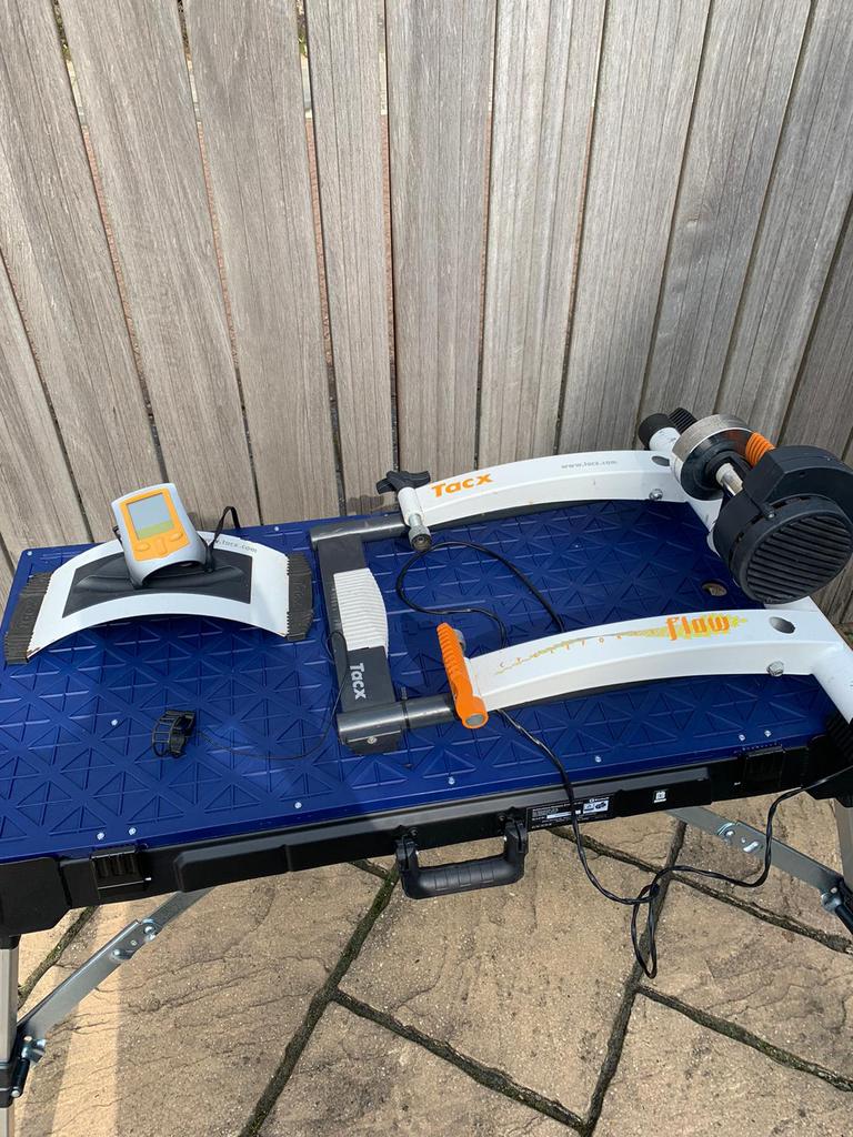 Tacx cycleforce Flow & extra wiel/ band, Ophalen, Zo goed als nieuw, Overige typen