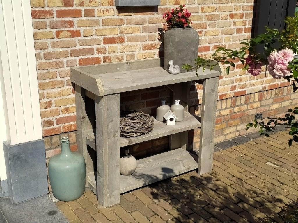 oppottafels en sidetables van steigerhout, Verzenden, Nieuw