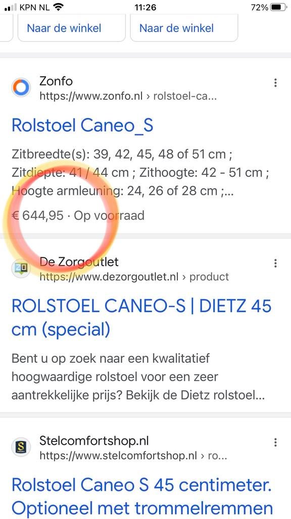 Rolstoel Dietz Caneo , nieuwprijs €645,00 nu gebruikt €245,-, Diversen, Meer info ☎️0️⃣6️⃣➖2️⃣0️⃣9️⃣0️⃣1️⃣0️⃣4️⃣0️⃣, Dietz, Zo goed als nieuw