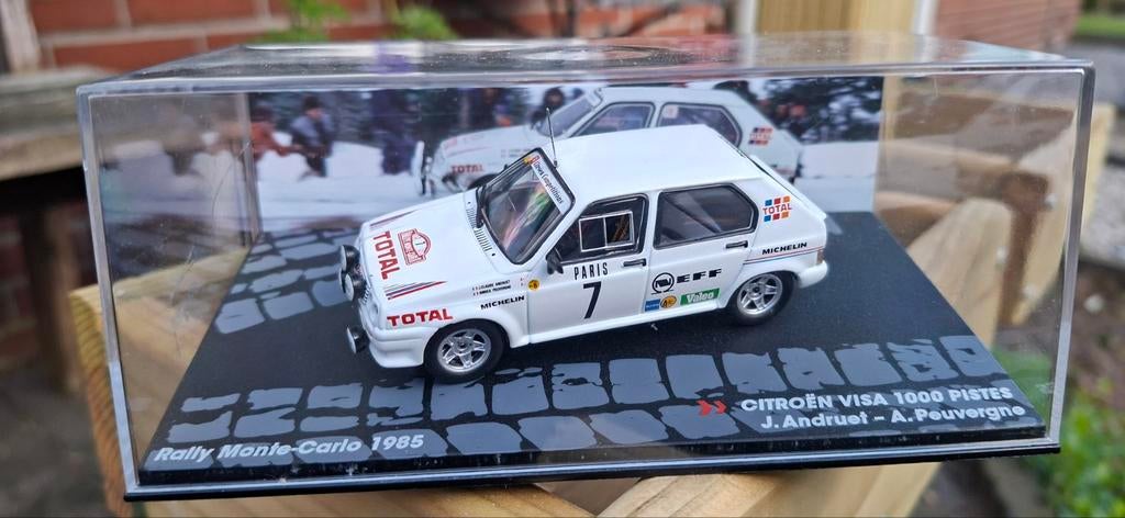 Citroën Visa Rally Monte-Carlo 1985 model, Hobby en Vrije tijd, Modelauto's | 1:43, Auto, Overige merken, Ophalen of Verzenden