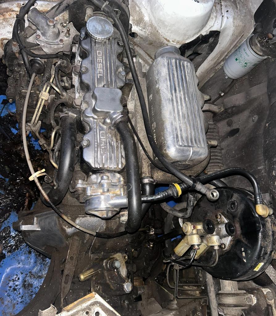 1.7 Diesel motor + kabelboom Opel Kadett E (5-deurs), Auto-onderdelen, Motor en Toebehoren, Ophalen of Verzenden, Gebruikt, Opel