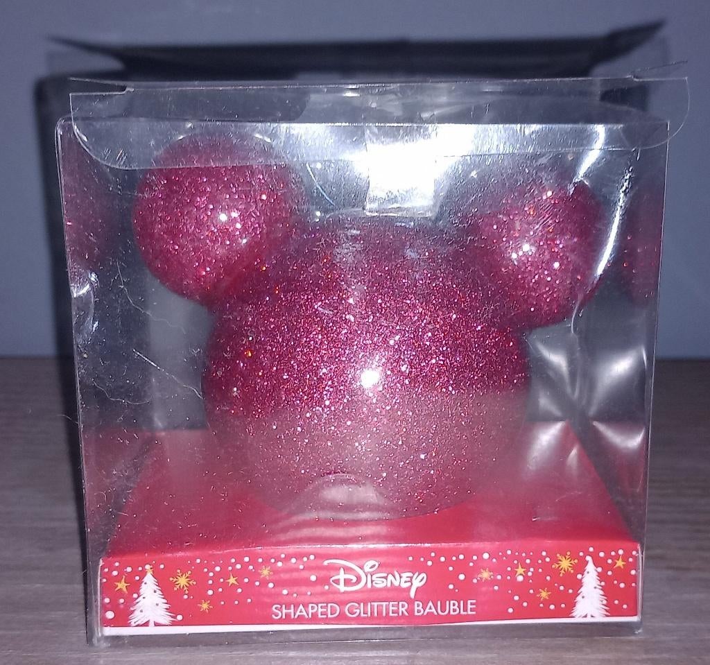 Nieuwe roze Disney / /Mickey Kerstbal, Ophalen of Verzenden, Mickey Mouse, Nieuw