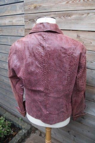 Jas donkerrood Arma mt 40 leer Vaste prijs AANBIEDING, Maat 38/40 (M), Verzenden, Arma, Zo goed als nieuw