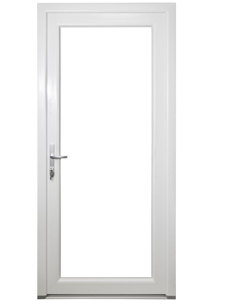 Kunststof Buitendeur Volglas L B98 H215cm Antraciet, Niet ingevuld, Kunststof, 80 tot 100 cm, 215 cm of meer