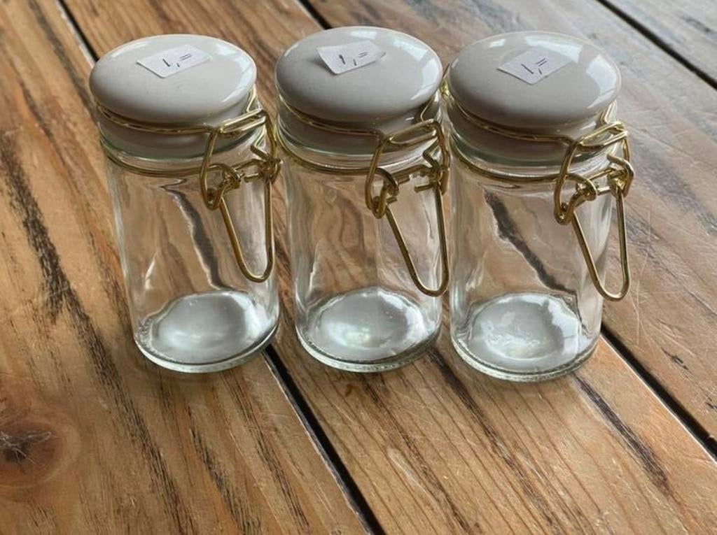 Voorraadpotjes, voor kruiden, specerijen, thee, of andere, Ophalen of Verzenden, Nieuw