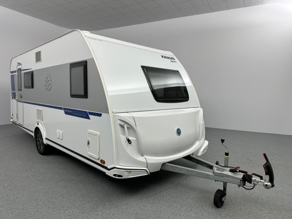 Knaus Sport 540 FDK Silver Selection Stapelbed Dakairco, Caravans en Kamperen, Caravans, Dwars-stapelbed, Bedrijf, Koelkast, 5 tot 6 meter