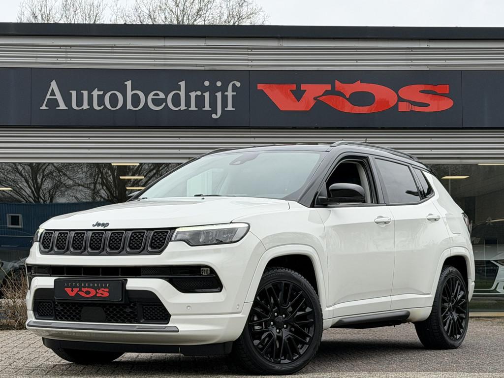 Jeep Compass 4xe 240 Plug-in Hybrid | Leder | ACC | 19" lm |, Automaat, Wit, Bedrijf, Vierwielaandrijving