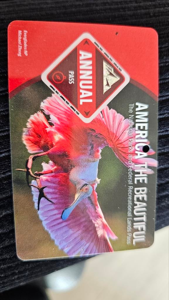 America the beautiful ANNUAL pass, Eén persoon