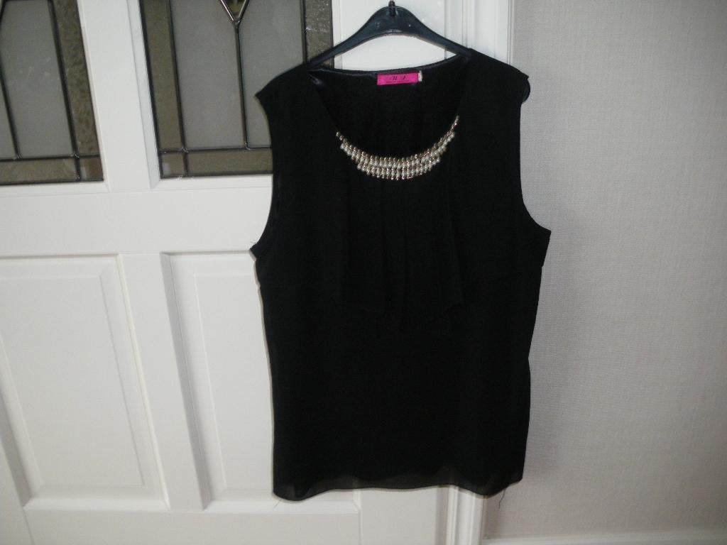 nieuw leuk zwart zomer topje met ketting only mt smal, Kleding | Dames, Zwart, Nieuw, Ophalen of Verzenden, Maat 36 (S)