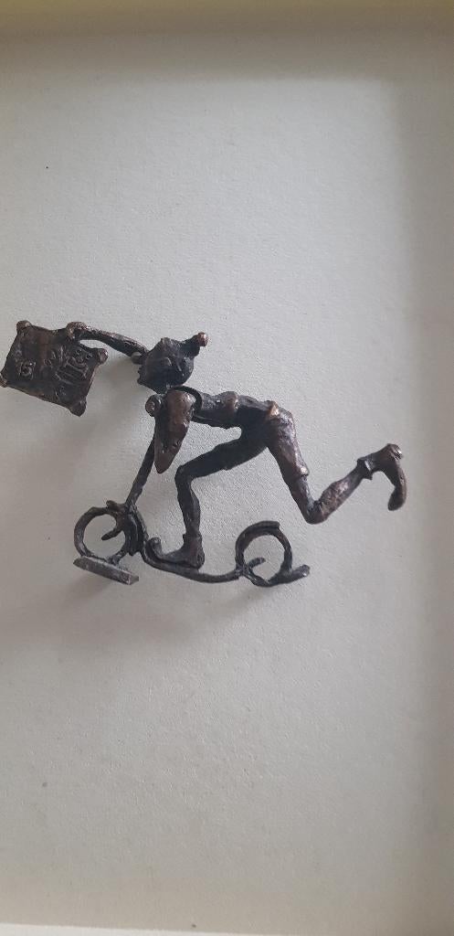 Beeldje Cliniclown 2007 clown op step, Ophalen of Verzenden, Zo goed als nieuw, Mens