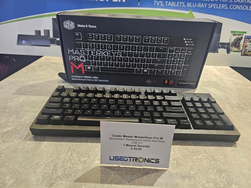 Cooler Master MasterKeys Pro M Mechanisch Toetsenbord, Gebruikt, Cooler Master, Gaming toetsenbord, Ophalen of Verzenden
