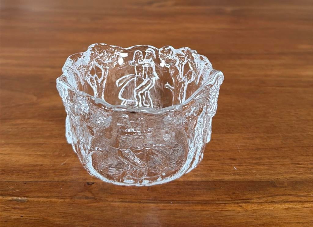 Kosta Boda Rhapsody waxinelichthouder, Ophalen of Verzenden, Zo goed als nieuw, Overige materialen, Minder dan 25 cm