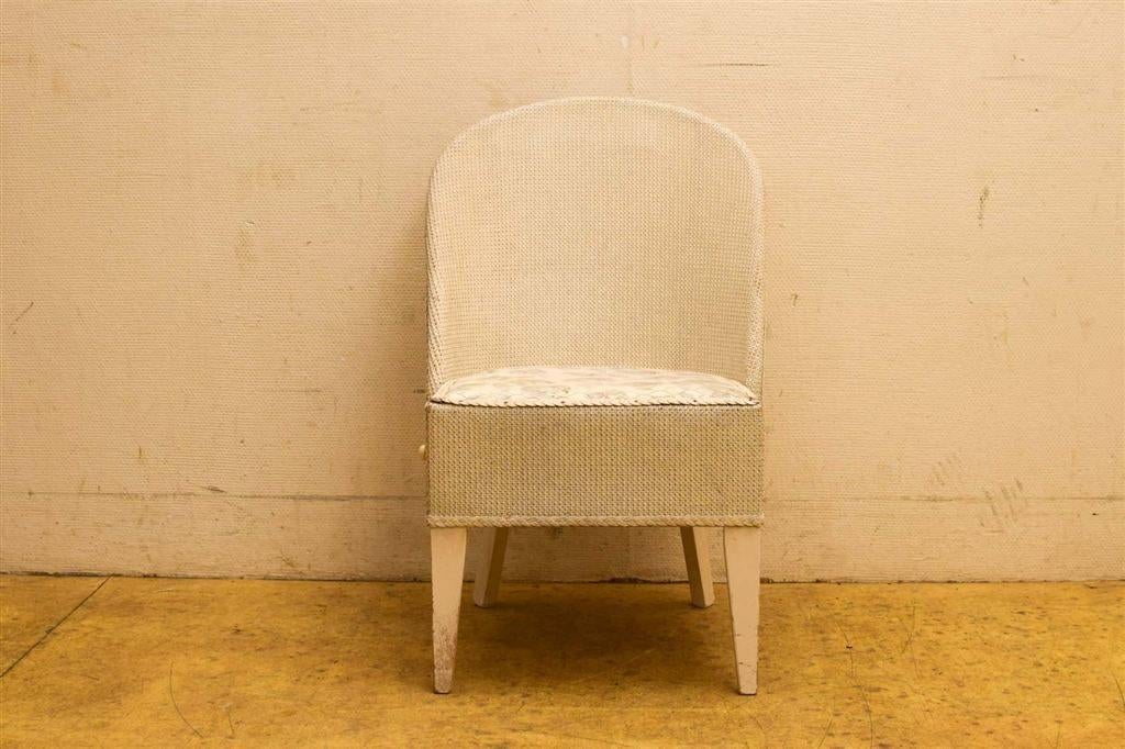 Vintage stoel met lade 49154, Ophalen of Verzenden, Gebruikt, Bruin, Vijf, Zes of meer stoelen