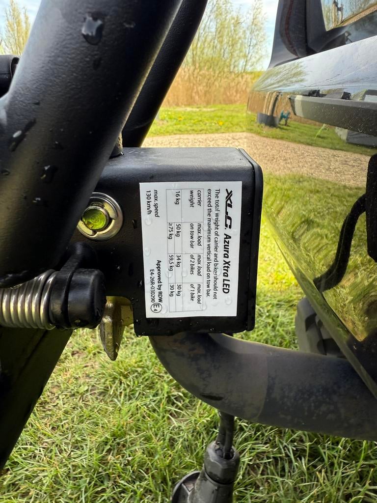 Te koop  fietsendrager XLC Azura Xtra Led, Ophalen, Zo goed als nieuw, Trekhaakdrager