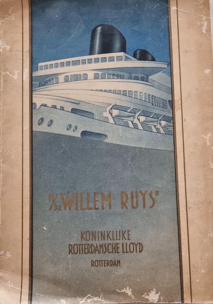 MS Willem Ruys - Koninklijke Rotterdamsche Lloyd, Ophalen of Verzenden