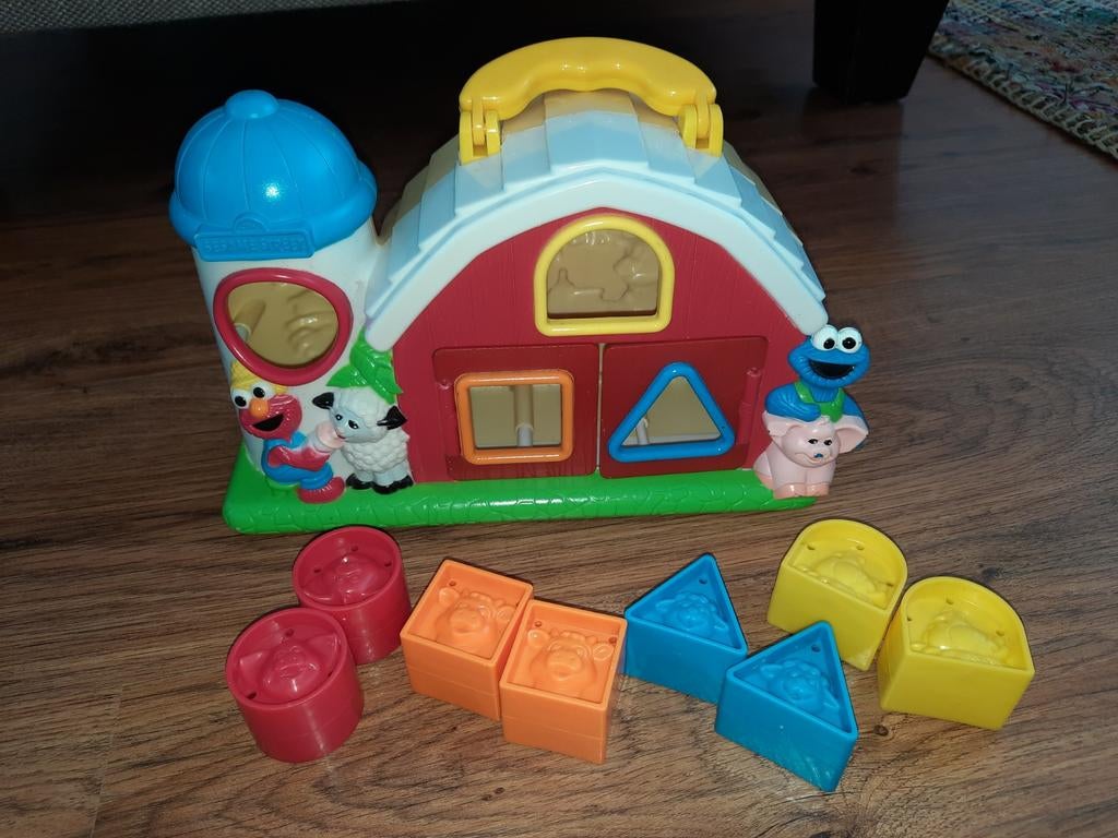 Sesamstraat blokken boerderij huis
Helemaal Compleet, Ophalen of Verzenden, Gebruikt