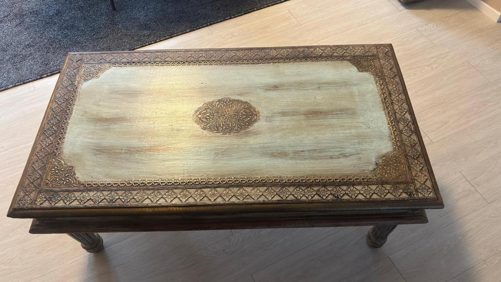 Salon tafel, 100 tot 150 cm, Zo goed als nieuw, Minder dan 50 cm, Rechthoekig