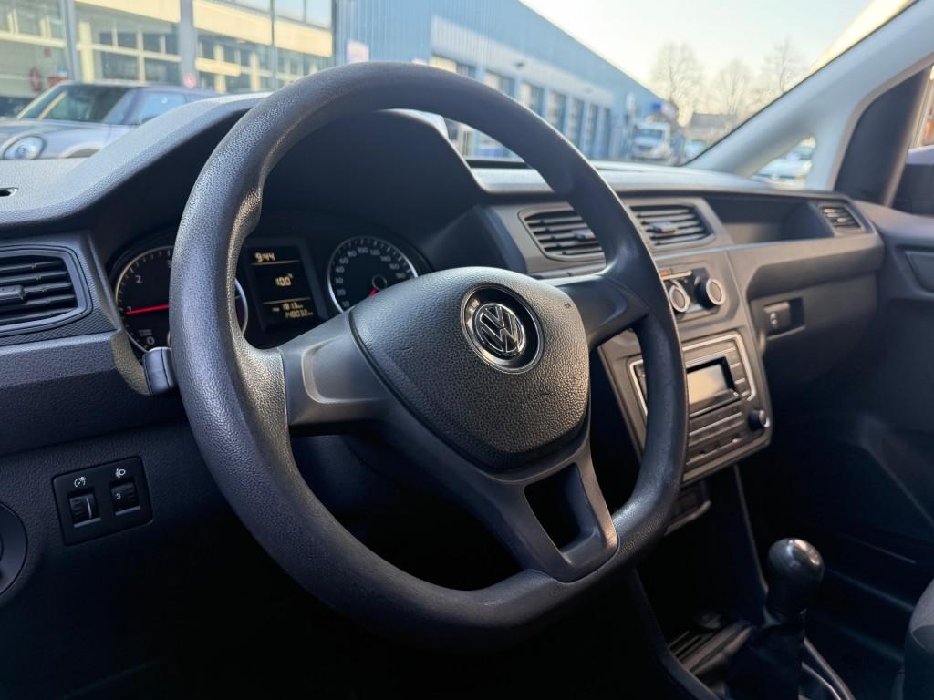 Volkswagen CADDY 2.0 TDI L1H1 BMT COMFORT AIRCO PDC SCHUIFDE, Volkswagen, Wit, Bedrijf, 2 stoelen