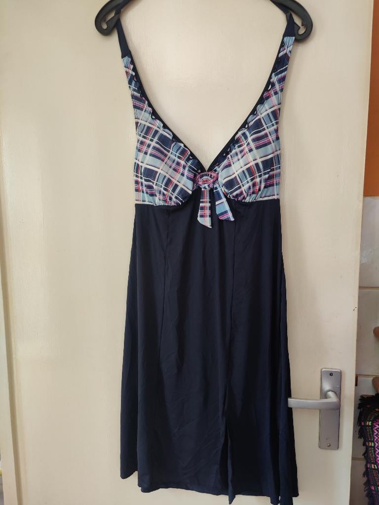 SUNFLAIR NIEUWE DONKERBLAUWE STRAND JURK MAAT 40 C, Maat 38/40 (M), Blauw, Nieuw, Ophalen of Verzenden