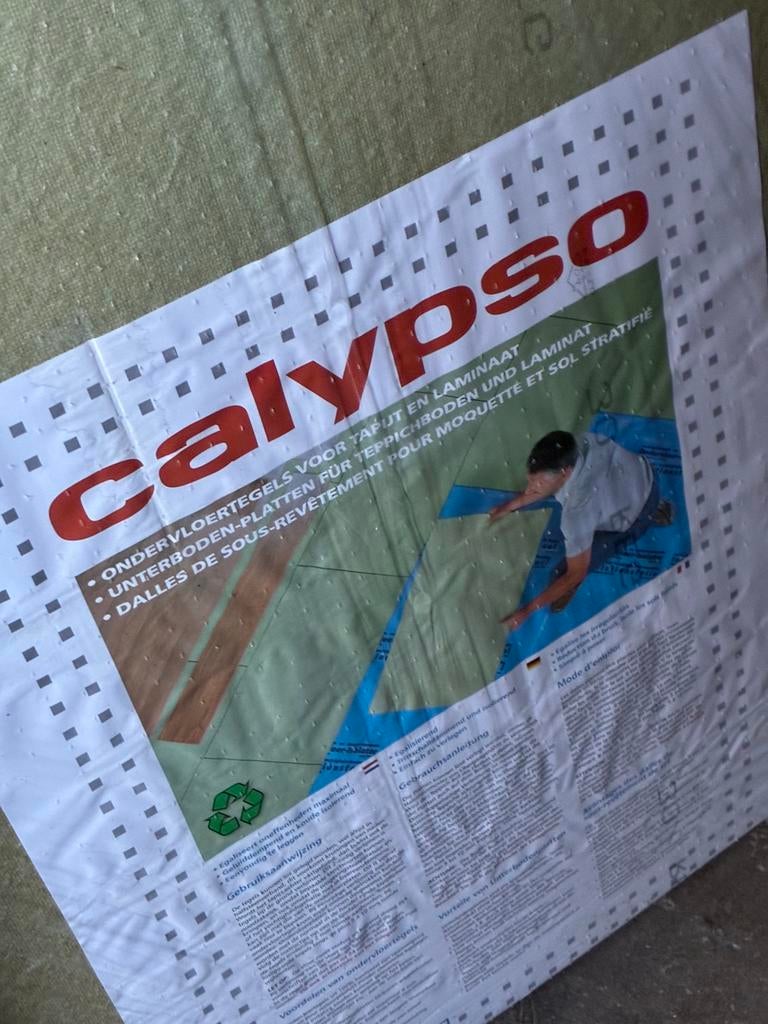 KORTING ONDERVLOERTEGELS VOOR TAPIJT EN LAMINAAT ‘CALYPSO’, Overige materialen, Nieuw, 5 tot 10 m², Vloerisolatie