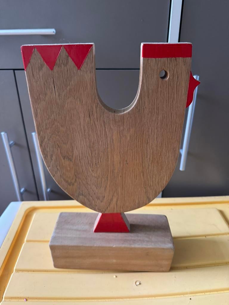 Houten kip, Ophalen of Verzenden, Zo goed als nieuw