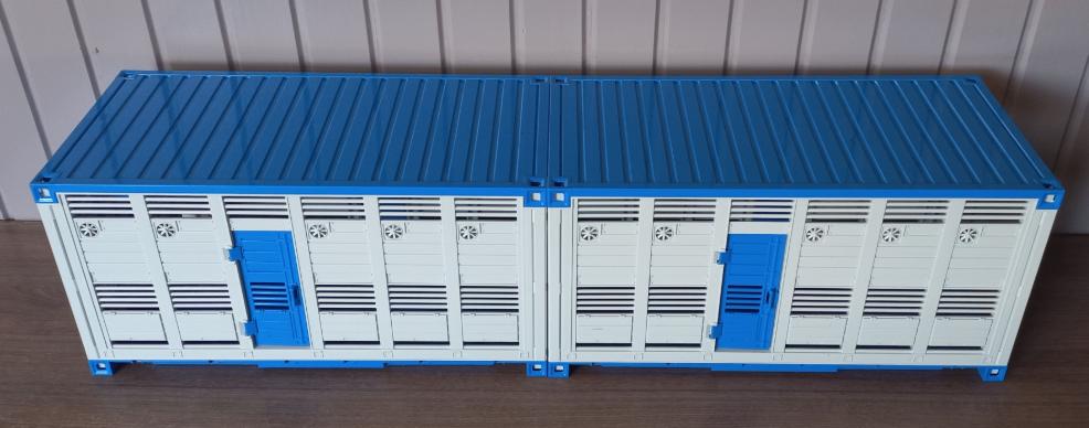 Bruder 70,4cm*17,5cm*17,5cm Veetrailer Crawler-Tamiya-Wedico, Ophalen of Verzenden, Zo goed als nieuw