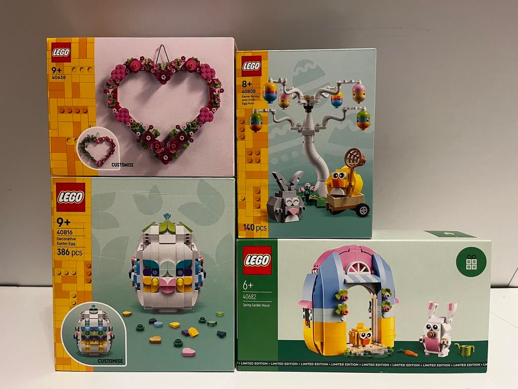 Lego sets pasen - nieuw, Ophalen of Verzenden, Nieuw, Complete set, Lego