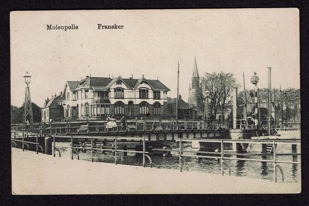 Franeker - 1914 - Molenpolle, Verzenden, Voor 1920, Gelopen, Friesland