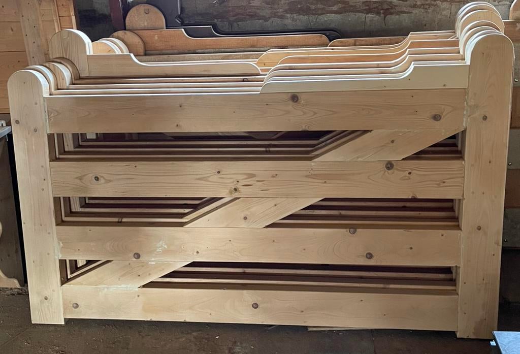 Nieuwe houten landhekken, Ophalen of Verzenden, Zo goed als nieuw, Hout, Tuinhek