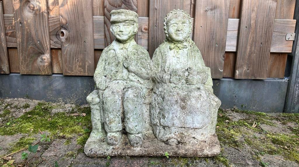 Opa oma tuinbeeld, Tuin en Terras, Tuinbeelden, Ophalen, Gebruikt