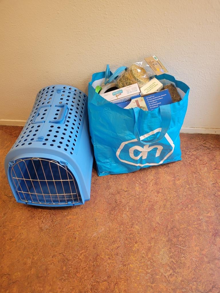 Verrassingspakket konijn, Ophalen