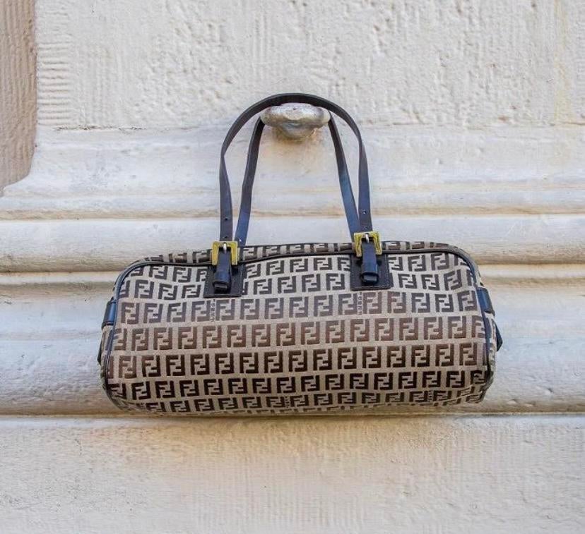 Fendi tas, Ophalen of Verzenden, Gebruikt, Bruin, Leer