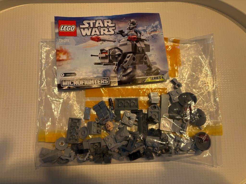 Lego Star Wars 75075 Microfighters AT-AT, Kinderen en Baby's, Speelgoed | Duplo en Lego, Ophalen of Verzenden, Gebruikt, Losse stenen