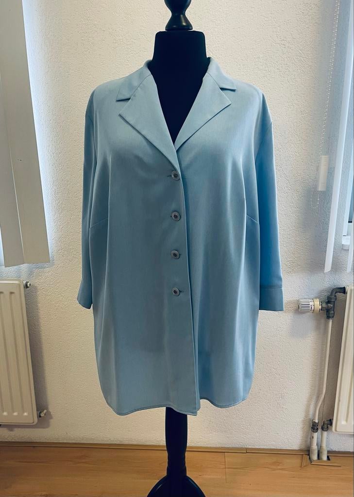 Habella Lichtblauwe Blouse/Jasje - Maat 52, Maat 46/48 (XL) of groter, Ophalen of Verzenden, Zo goed als nieuw, Jasje