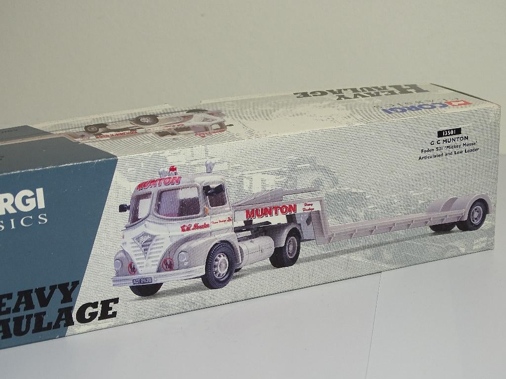 1/50 Corgi Foden Munton, Ophalen of Verzenden, Nieuw, Bus of Vrachtwagen, Corgi