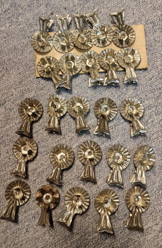 Vintage Kerstboom Kaarsenklemmen - Set van 25, Diversen, Kerst, Ophalen of Verzenden
