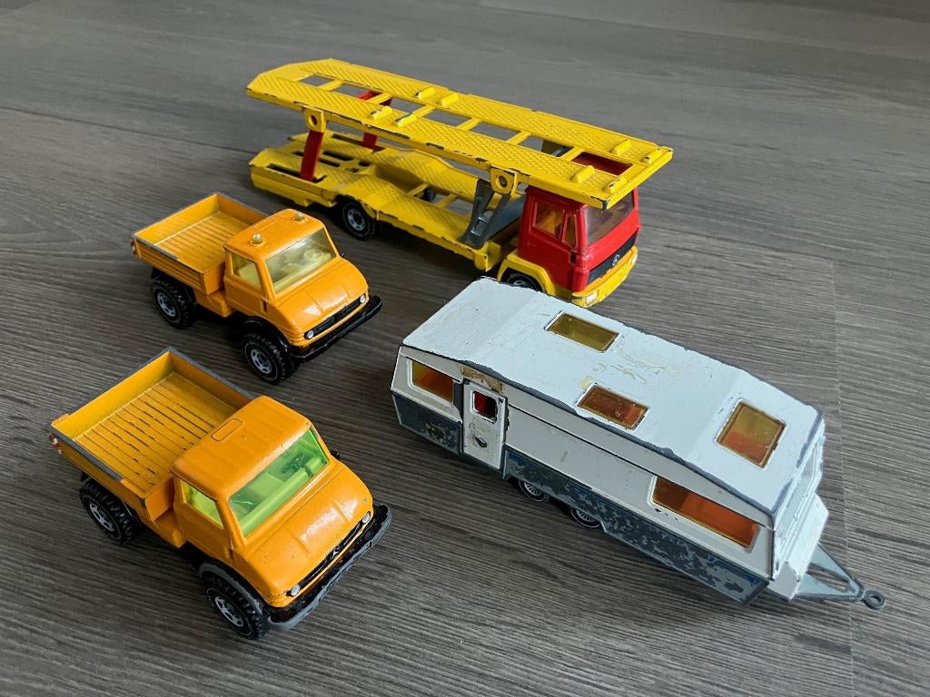 Set oude Siku auto’s - 4 stuks, Ophalen of Verzenden, Gebruikt, Auto