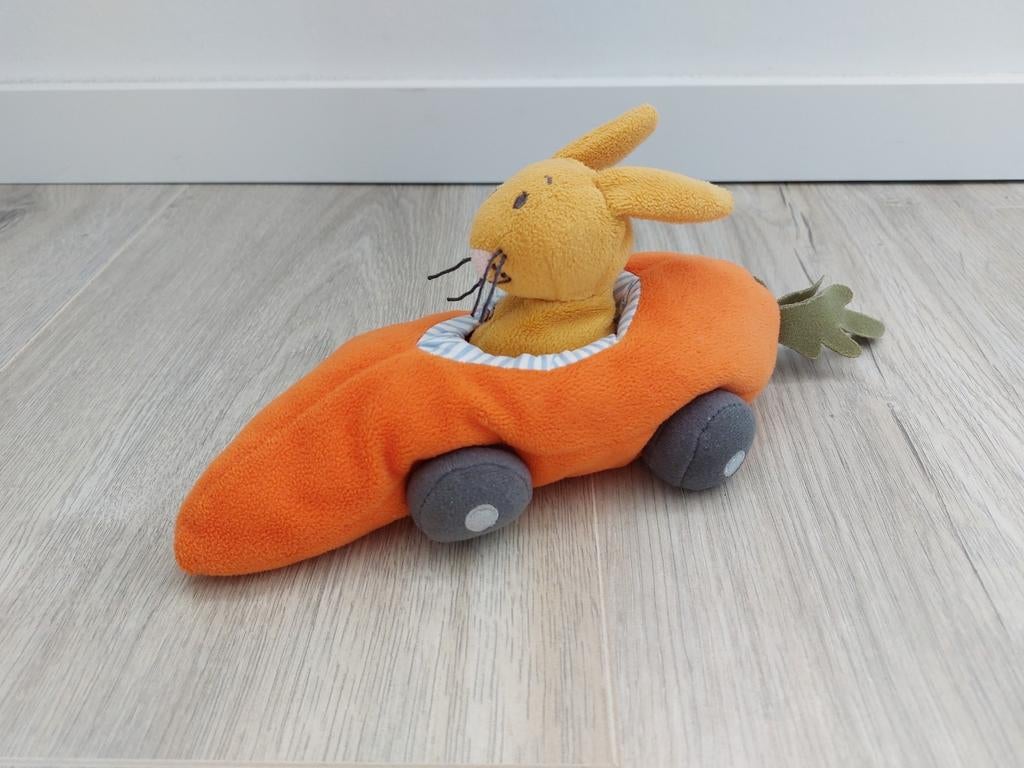 Knuffel Ikea konijn haas wortel auto fabler K9808, Kinderen en Baby's, Ophalen of Verzenden, Zo goed als nieuw
