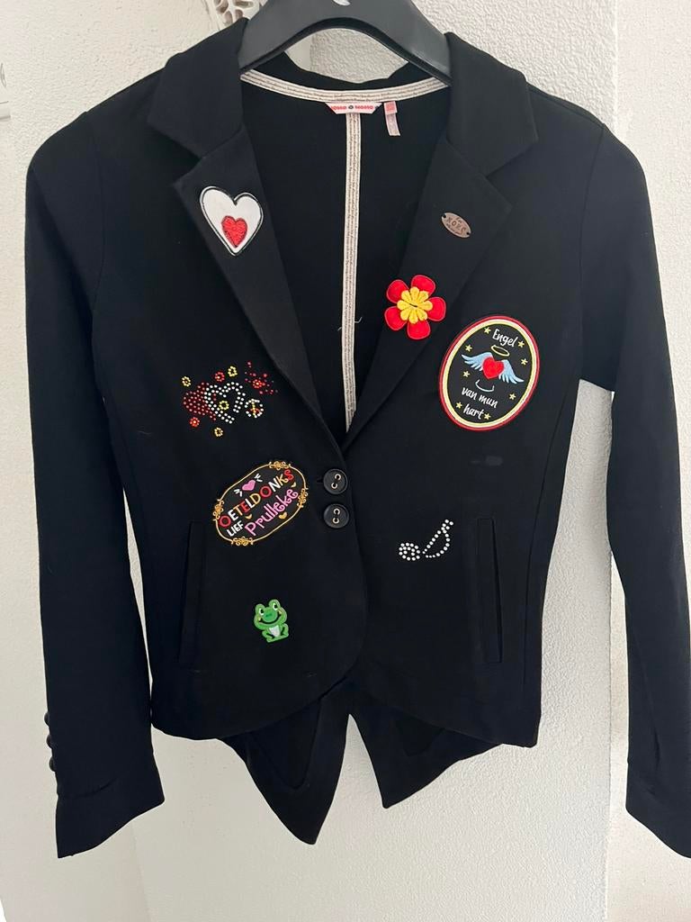 Oeteldonk jasje meisje 146 carnaval jas, Kinderen en Baby's, Ophalen, Zo goed als nieuw, 146 t/m 152, Meisje